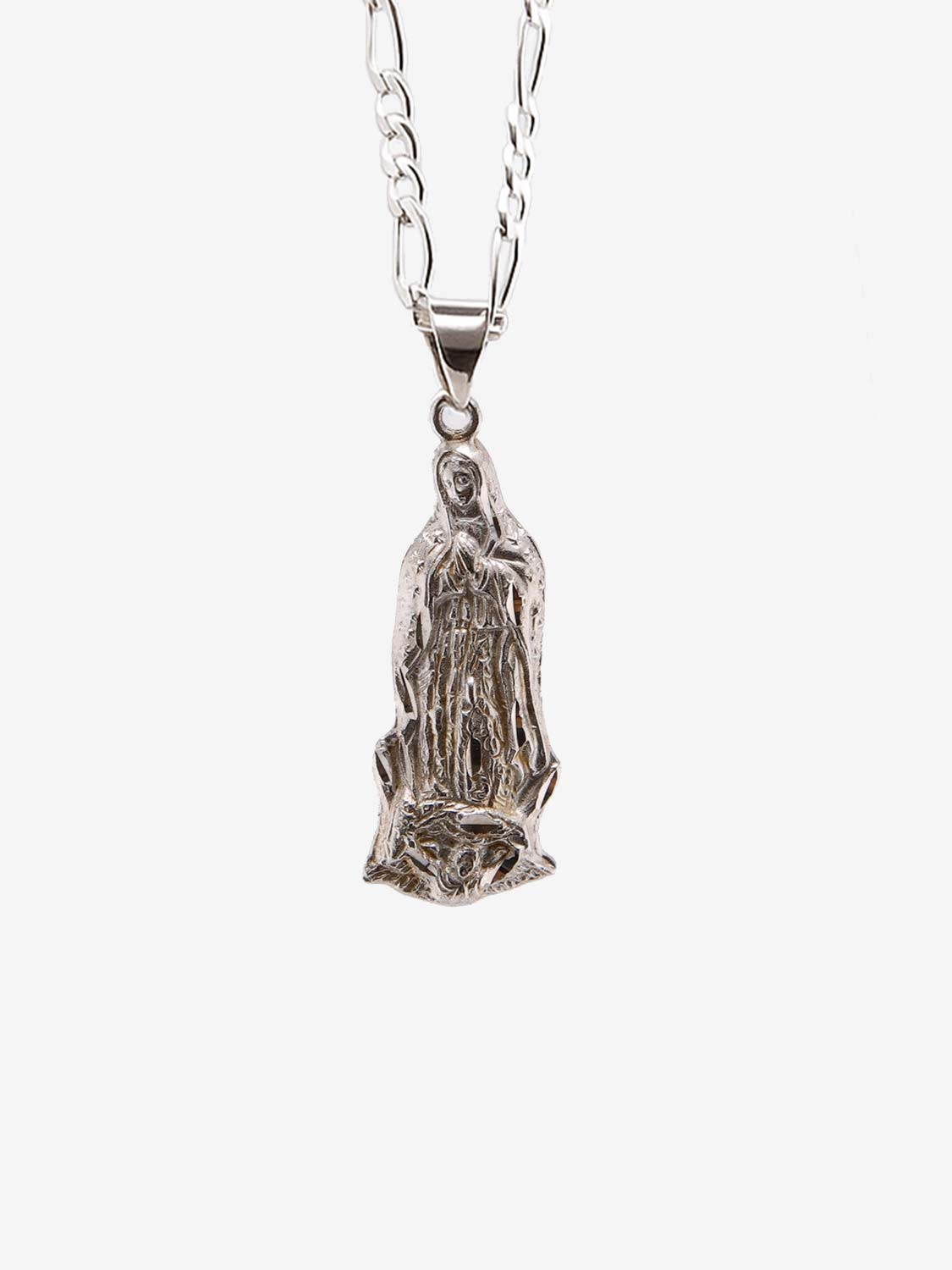 Divine Grace – Sterling Silver Virgin Mary Necklace